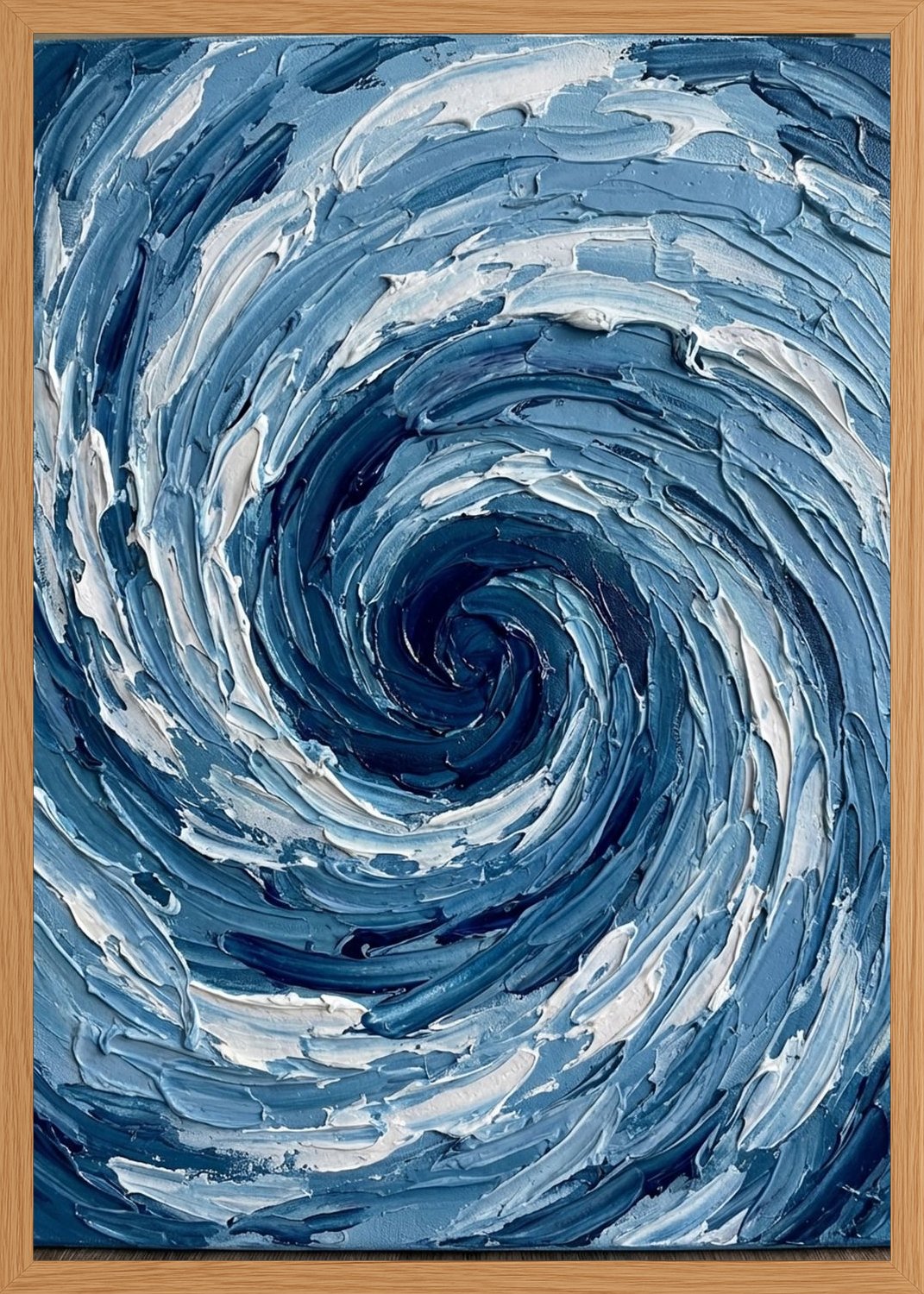 Poster in oak frame