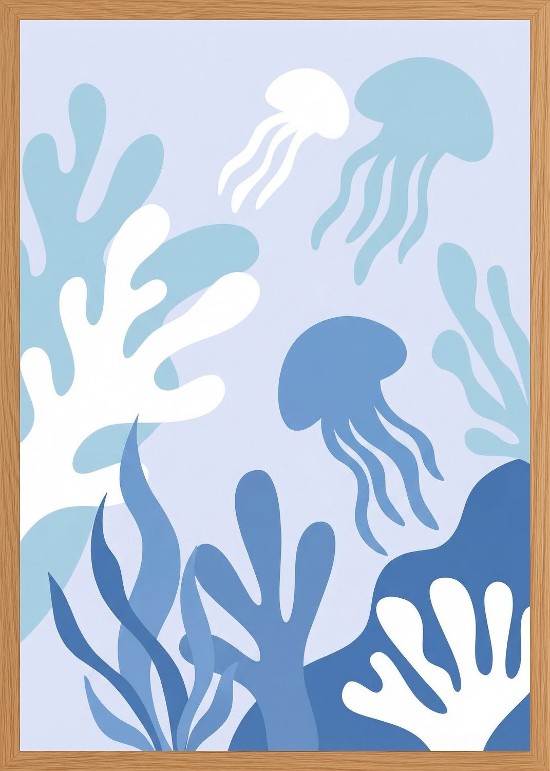 Poster in oak frame