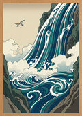Poster in oak frame