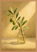 Poster in oak frame
