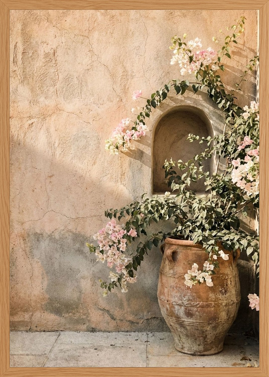 Poster in oak frame