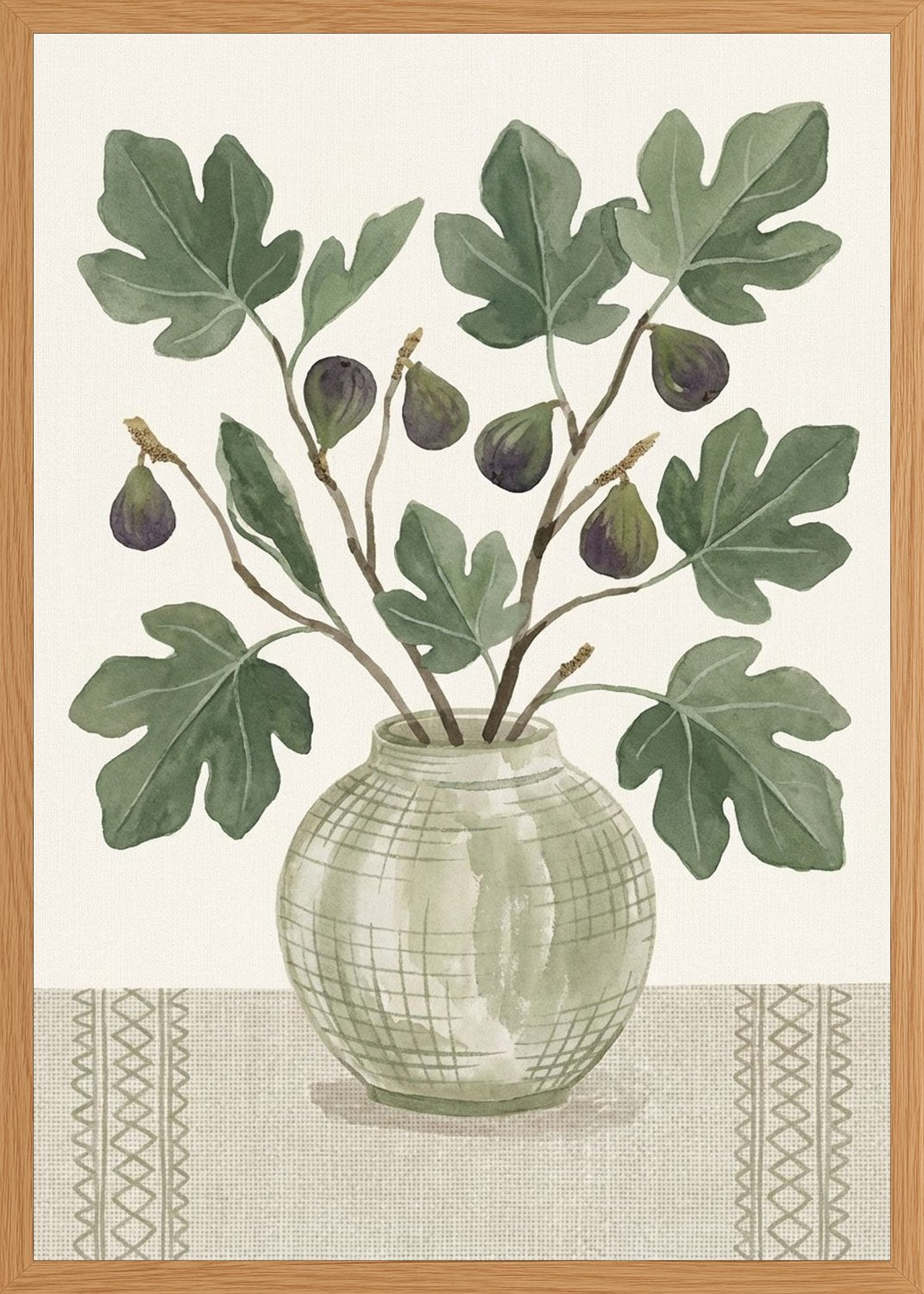 Poster in oak frame