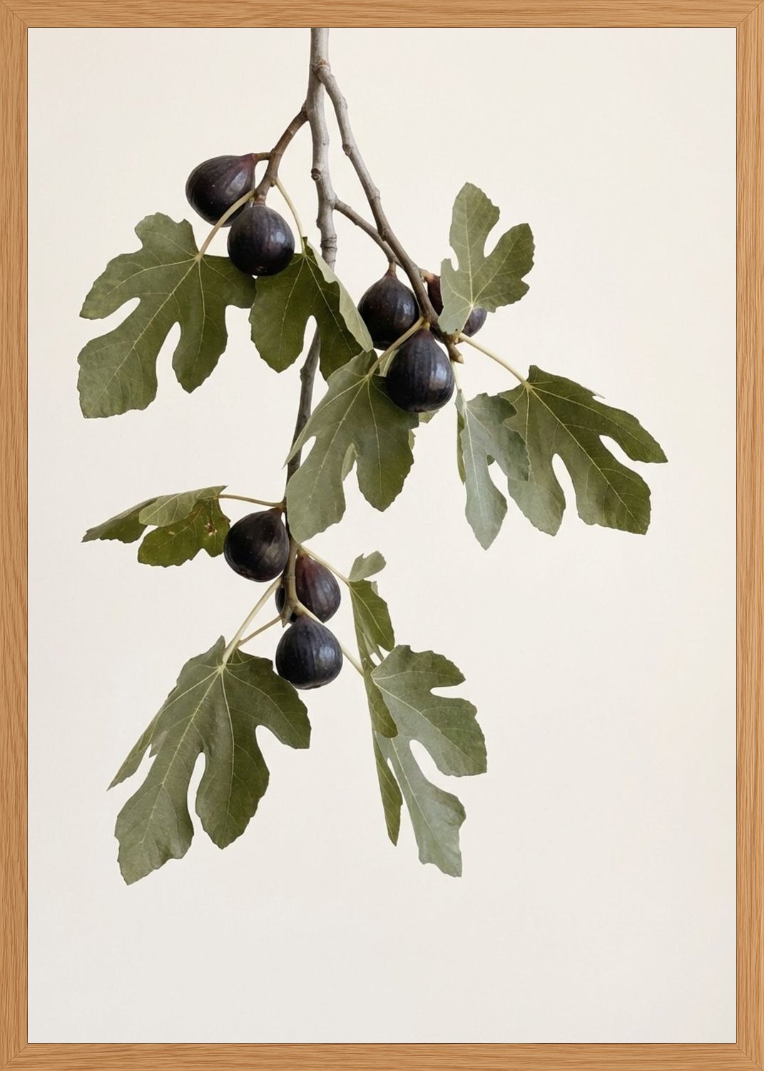 Poster in oak frame