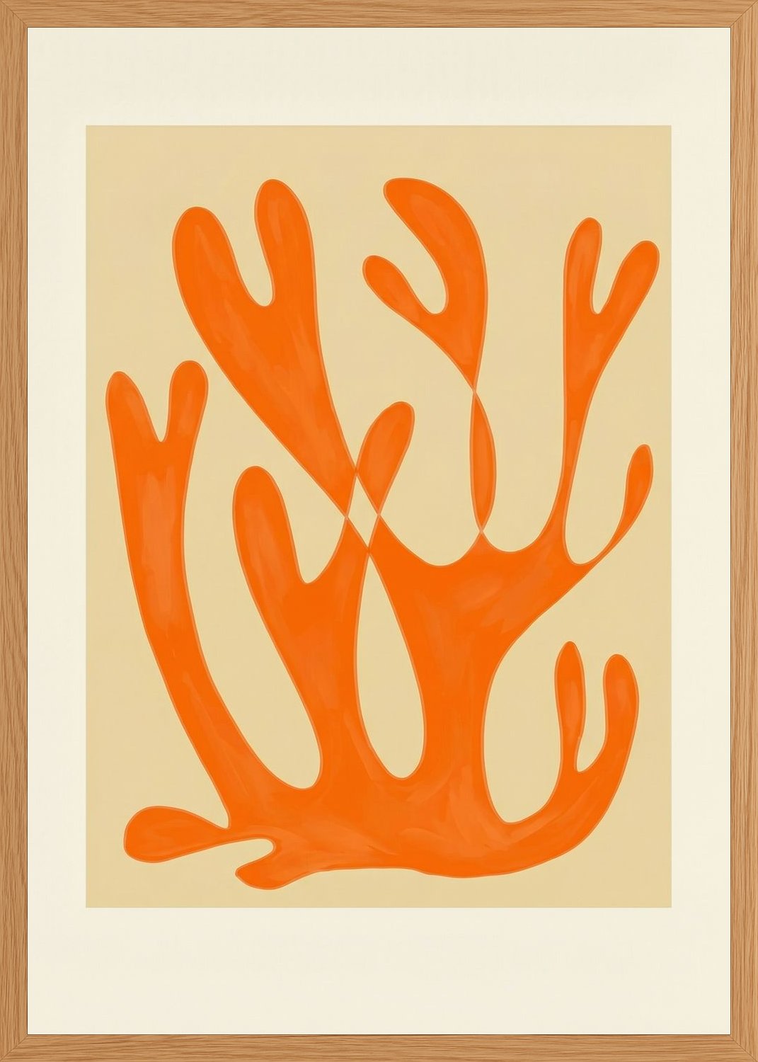 Poster in oak frame