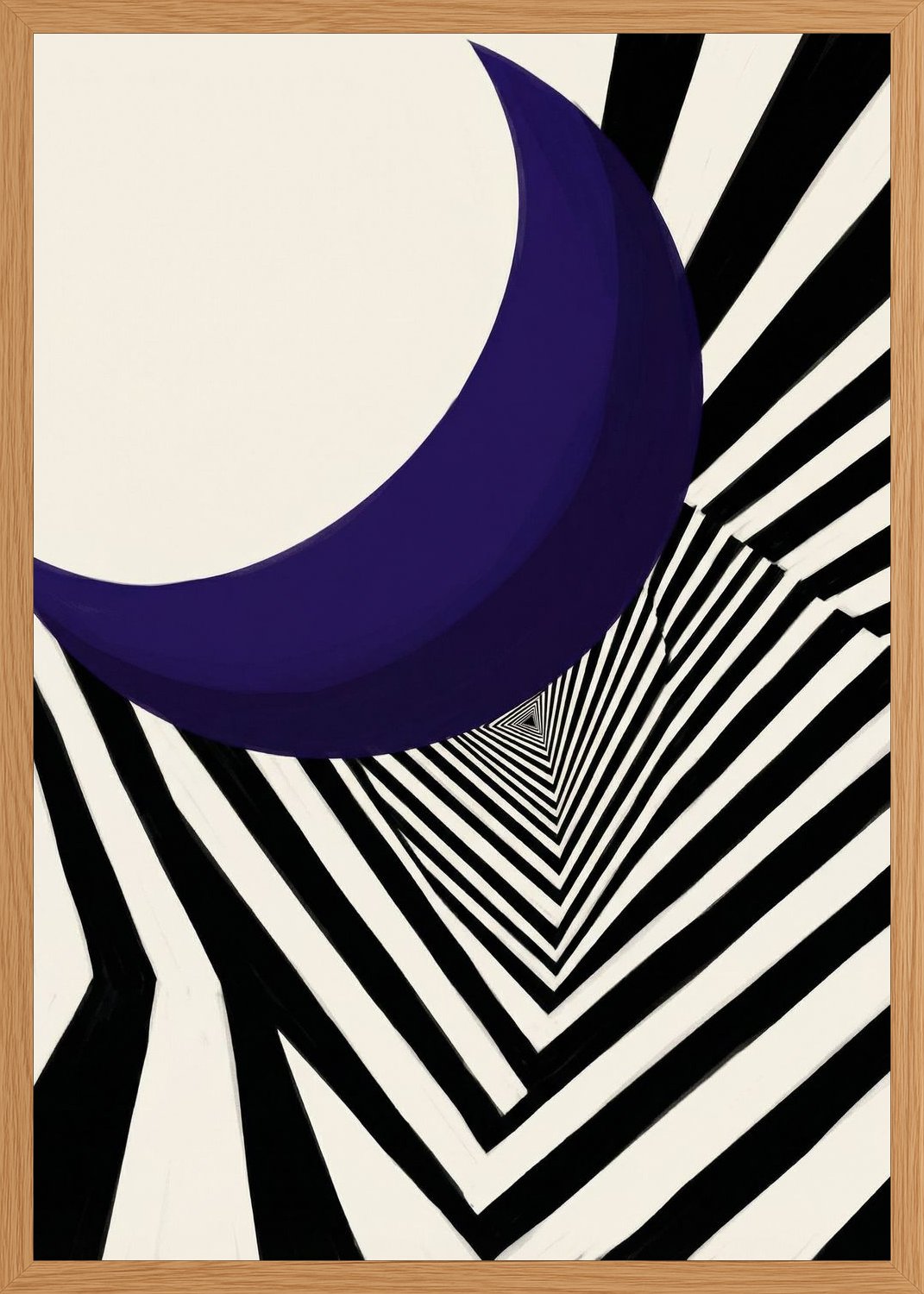 Poster in oak frame