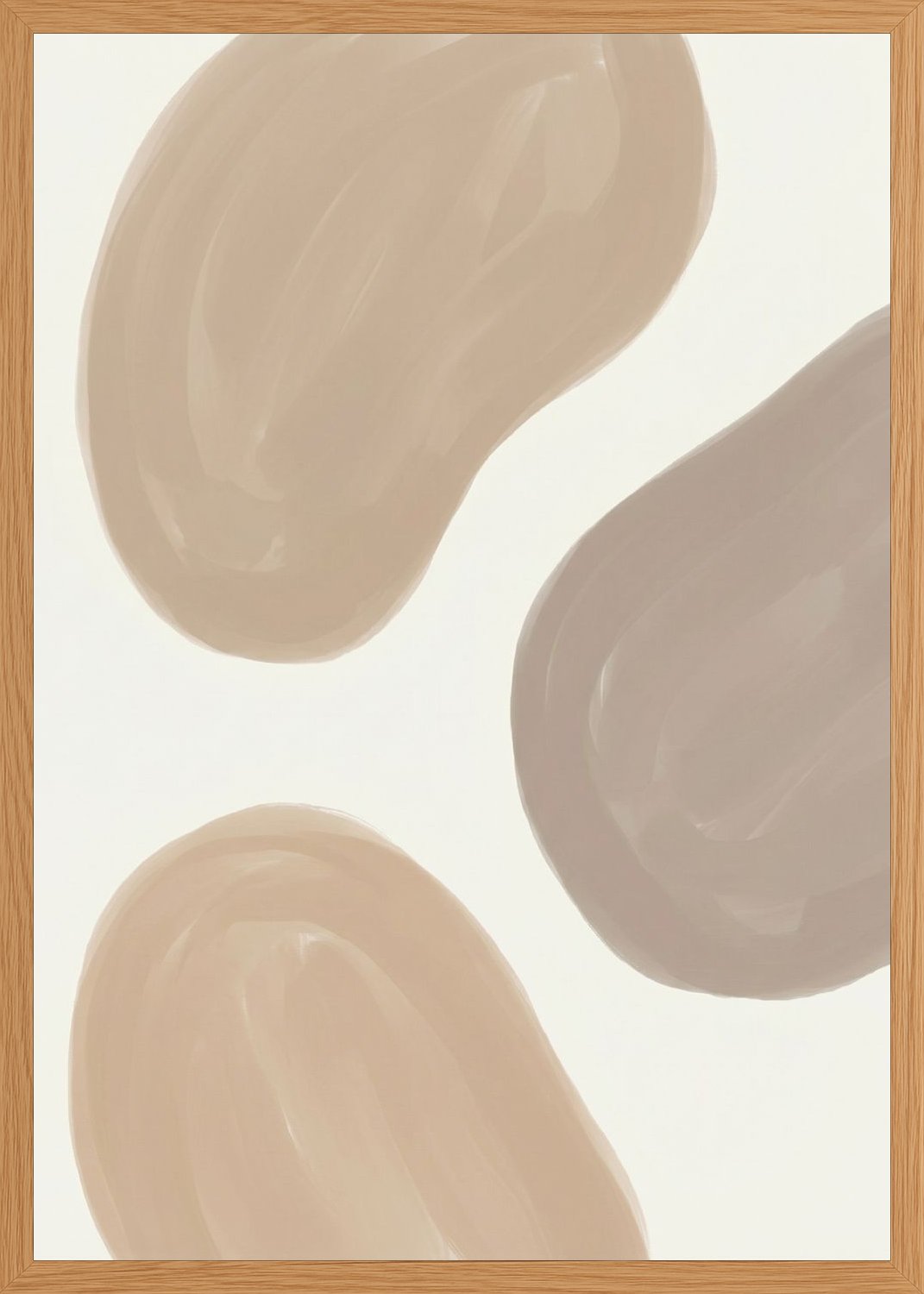 Poster in oak frame