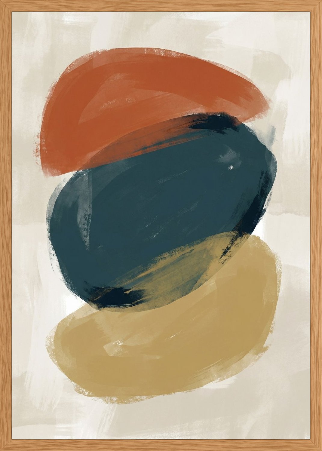 Poster in oak frame