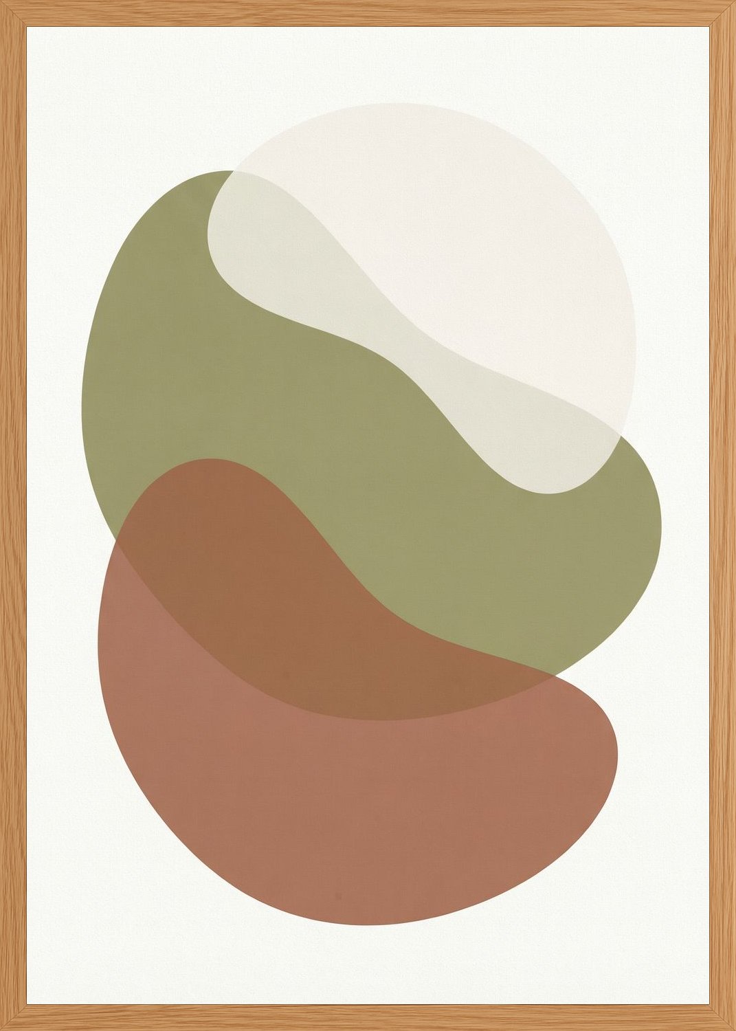 Poster in oak frame
