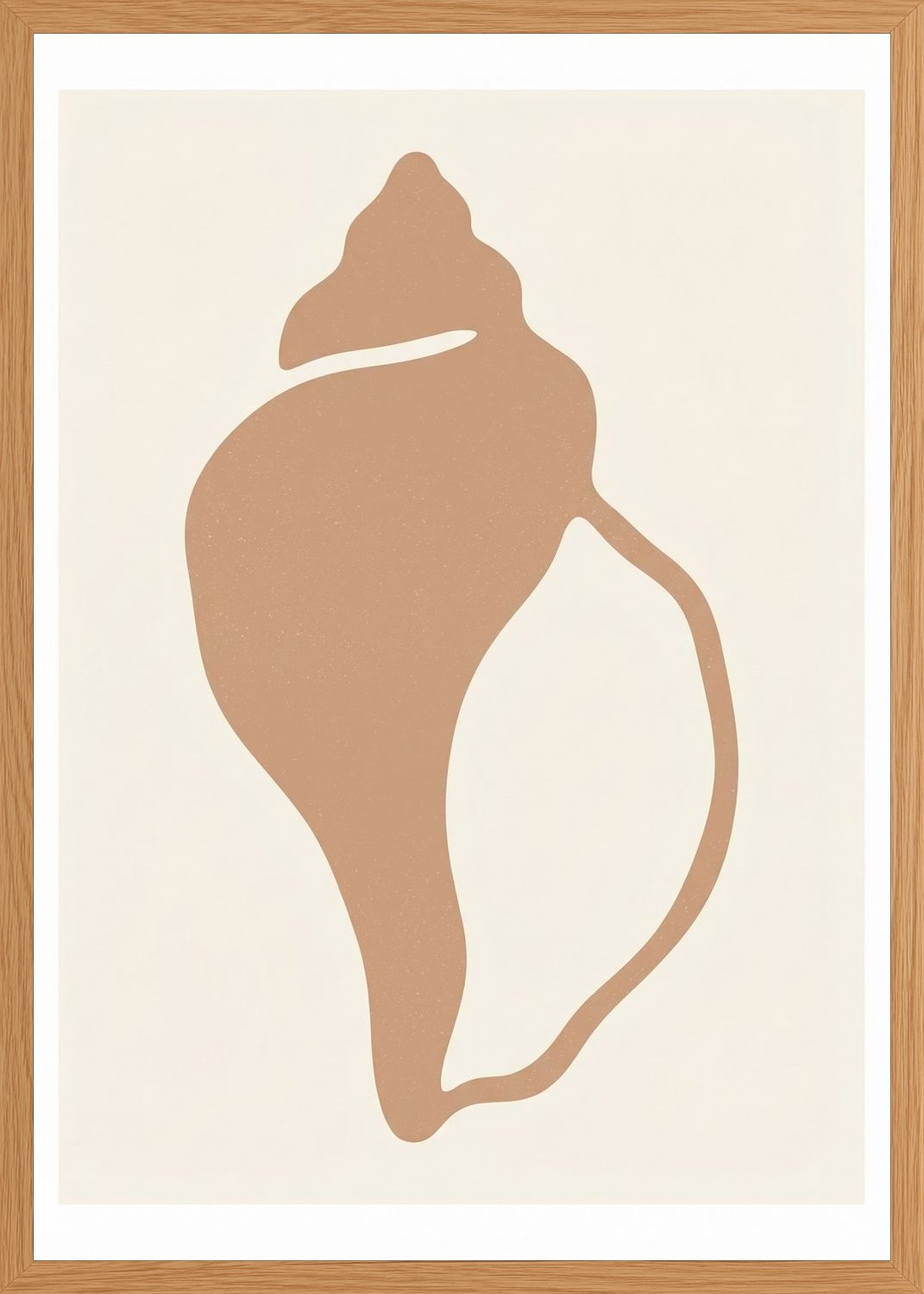 Poster in oak frame