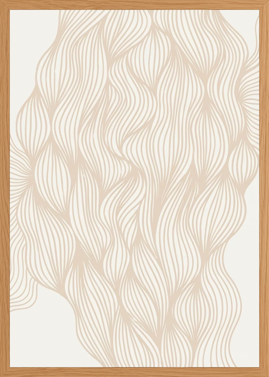 Poster in oak frame