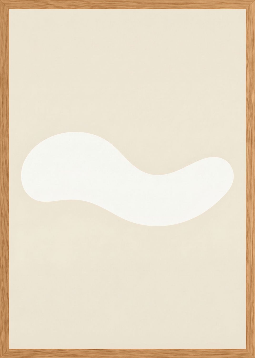 Poster in oak frame