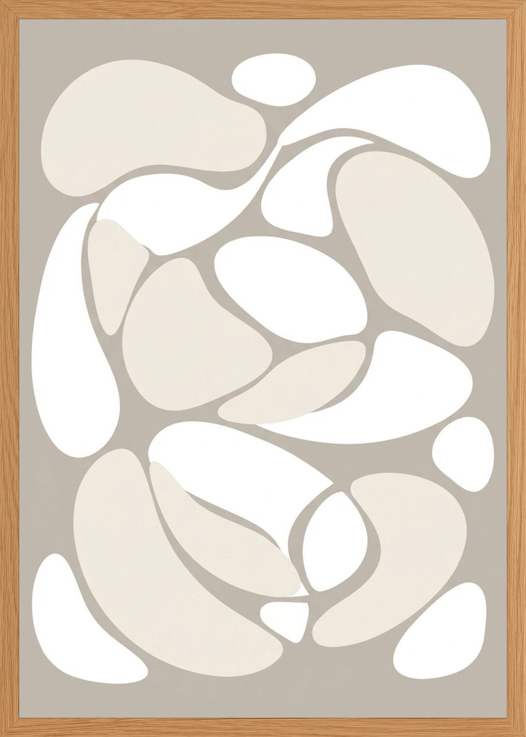 Poster in oak frame
