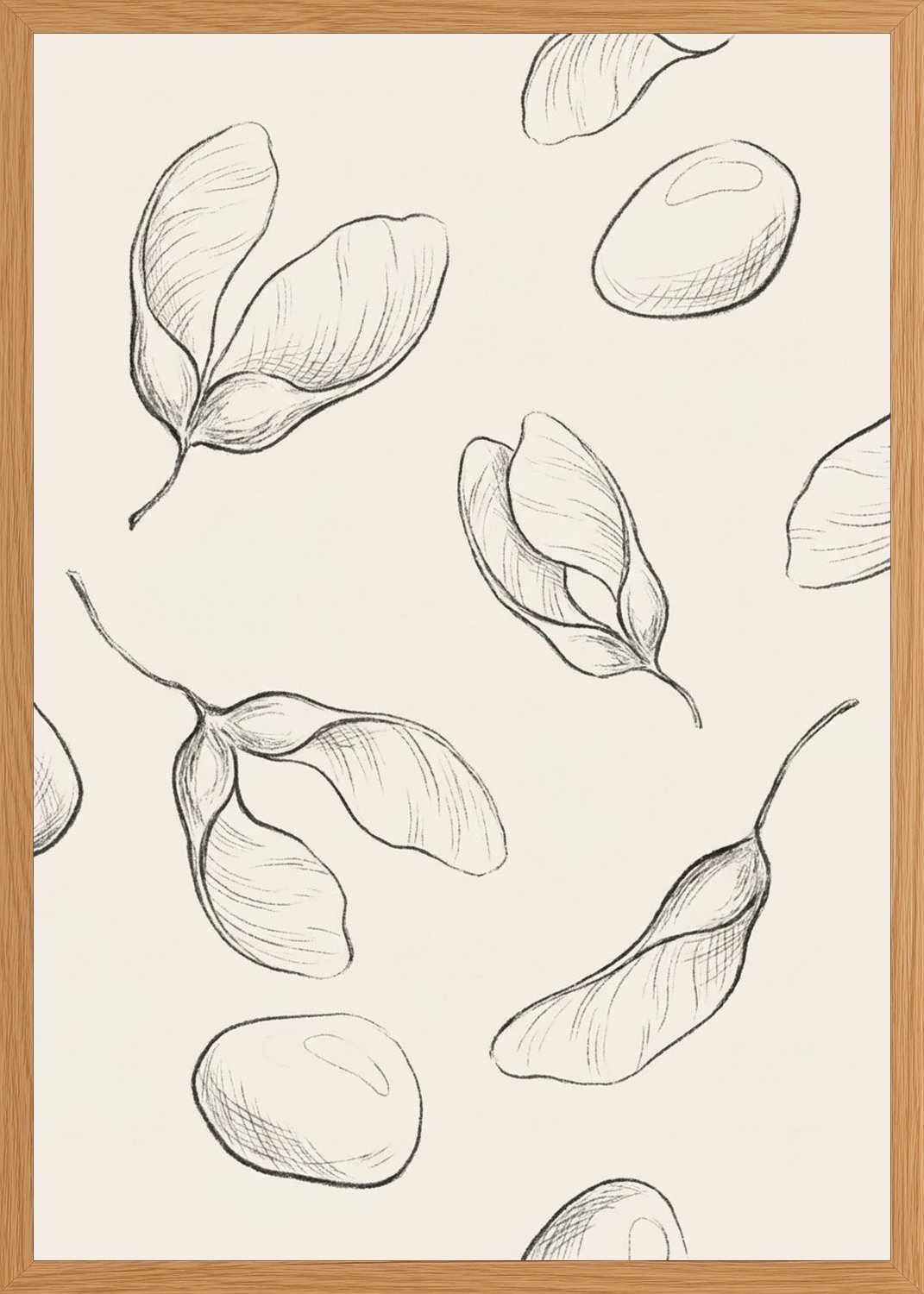 Poster in oak frame