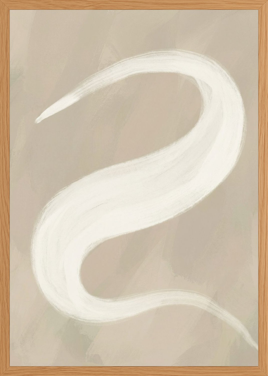 Poster in oak frame