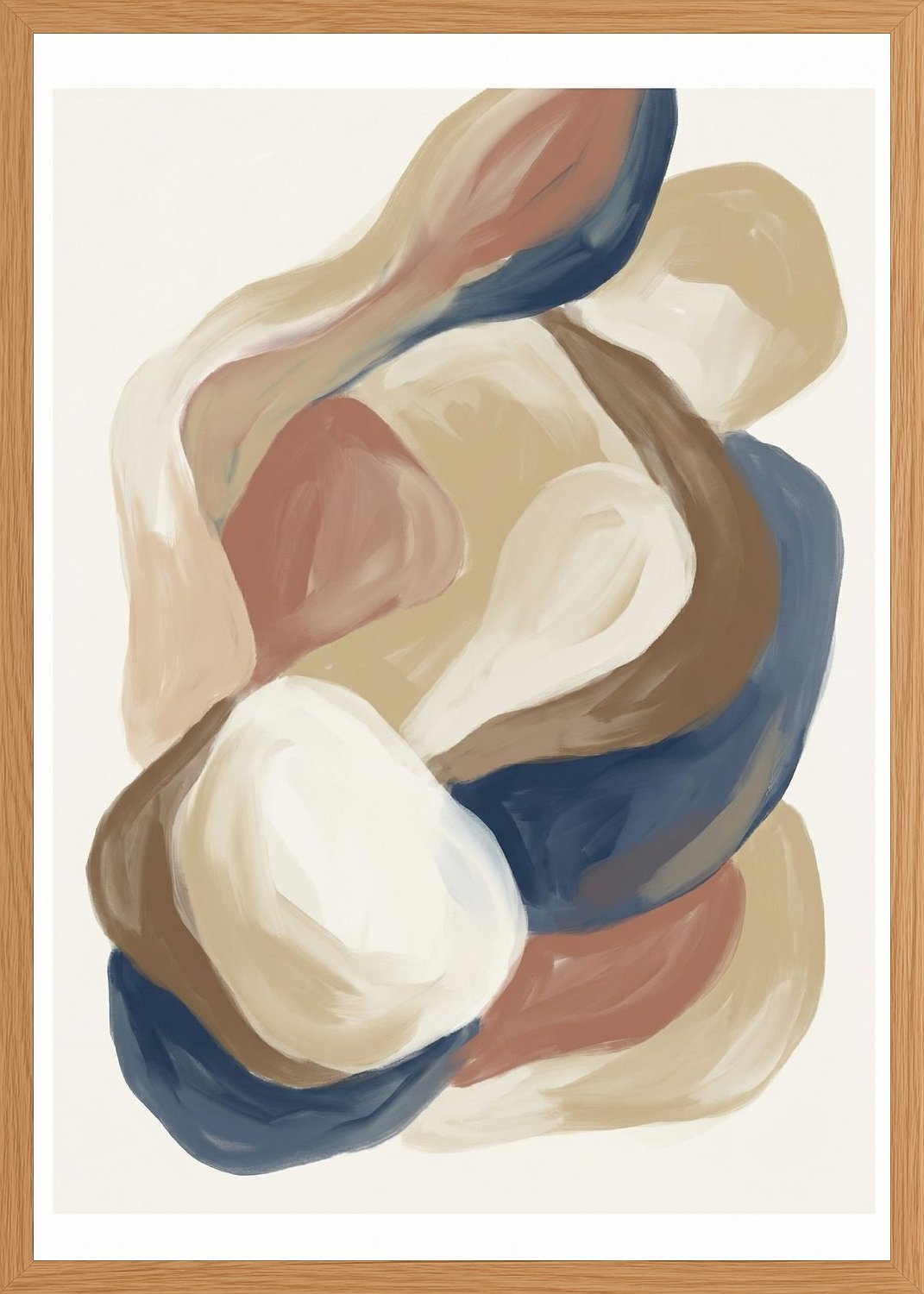 Poster in oak frame