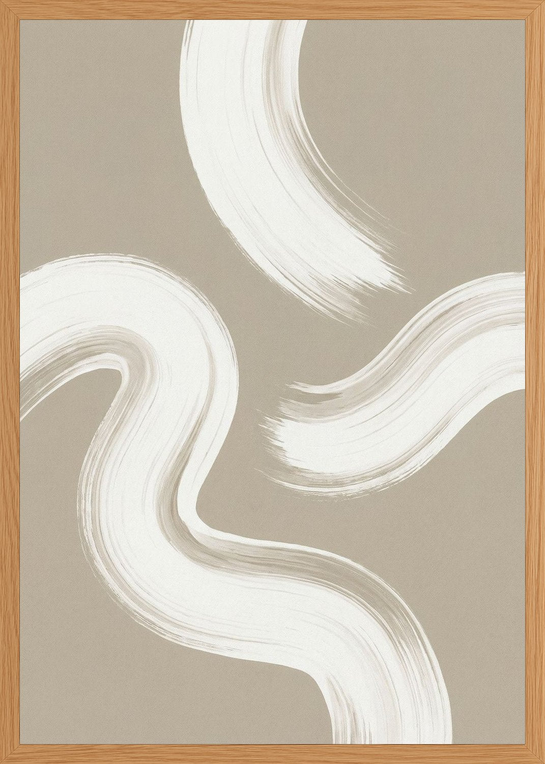 Poster in oak frame