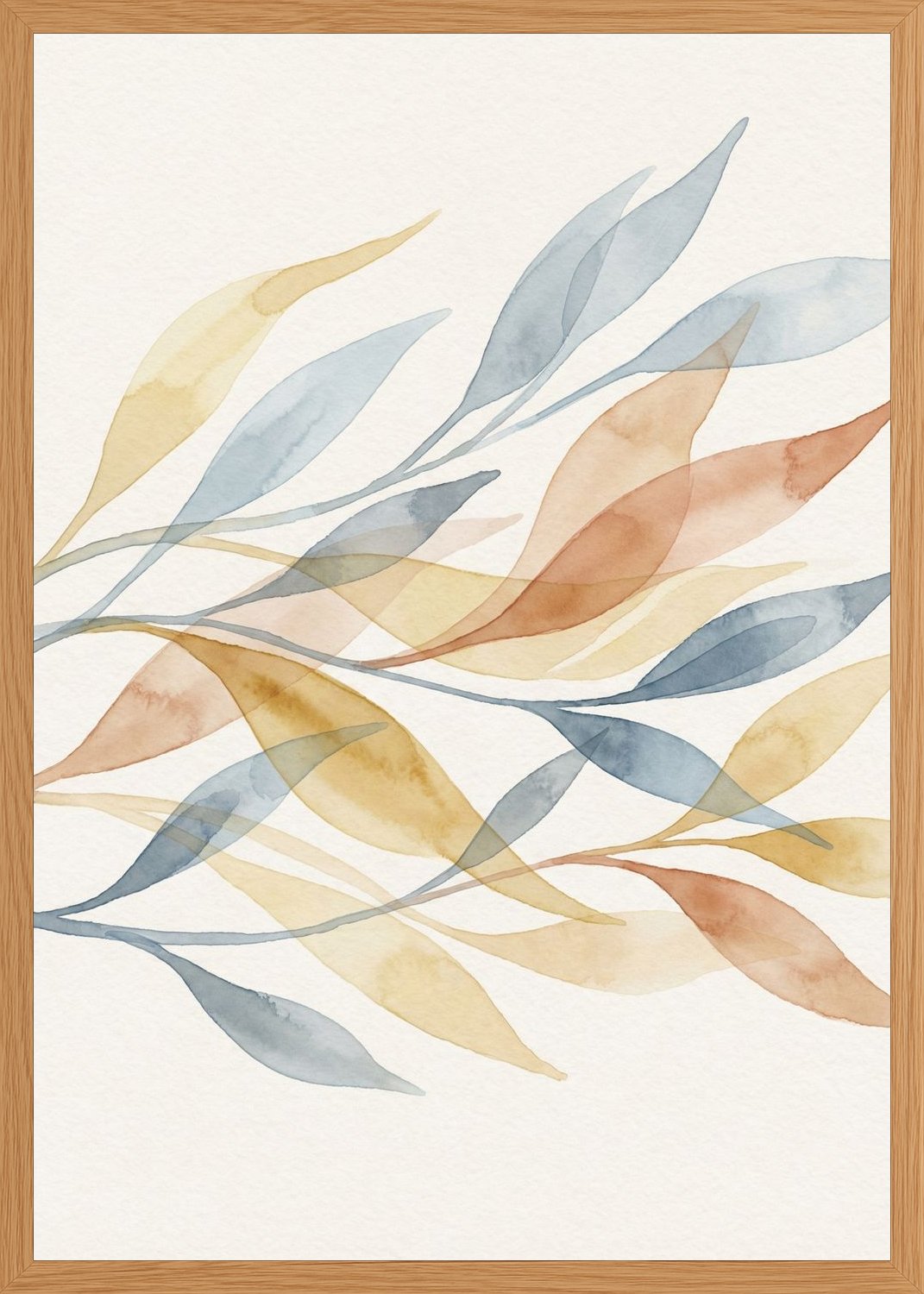 Poster in oak frame