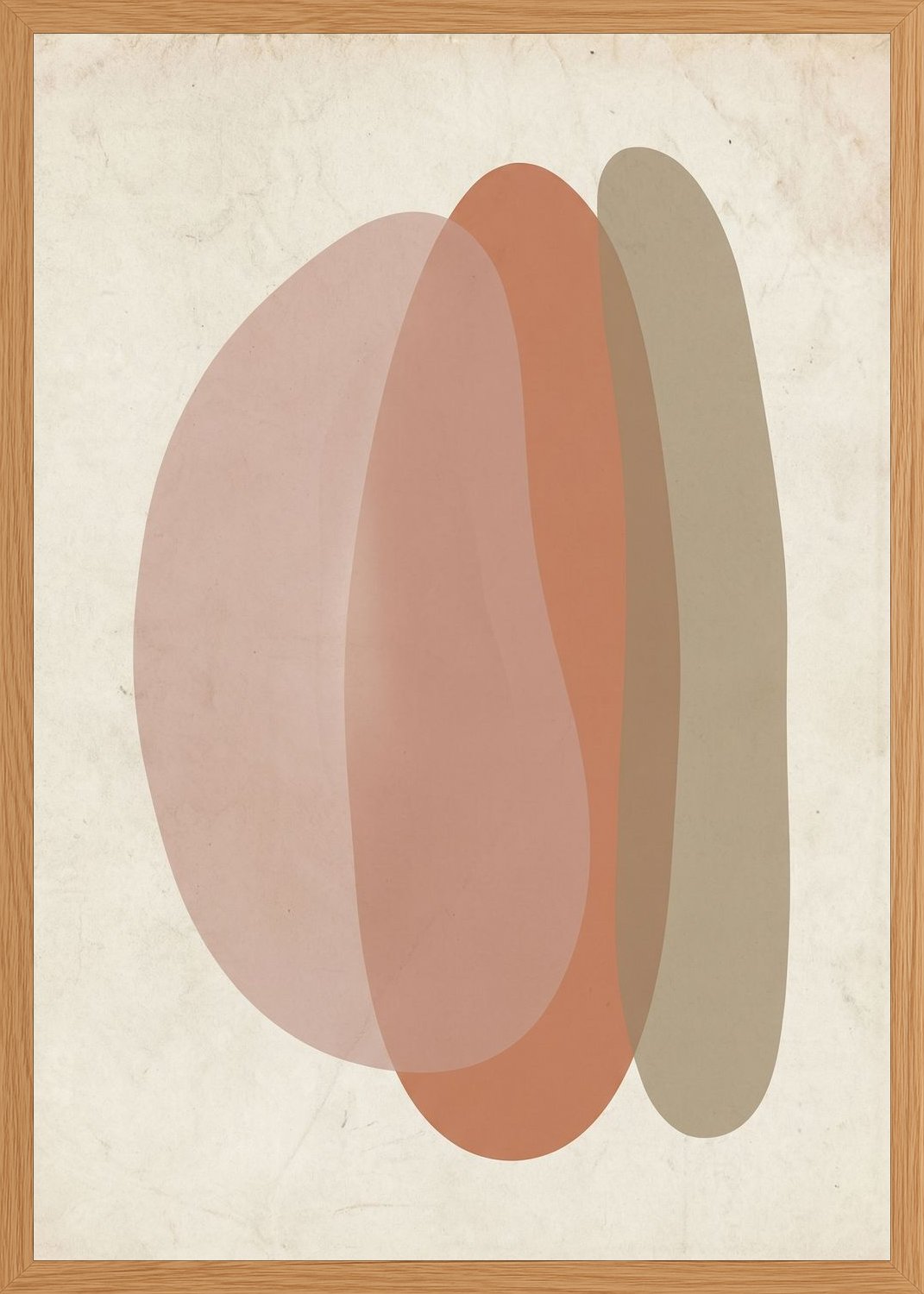 Poster in oak frame