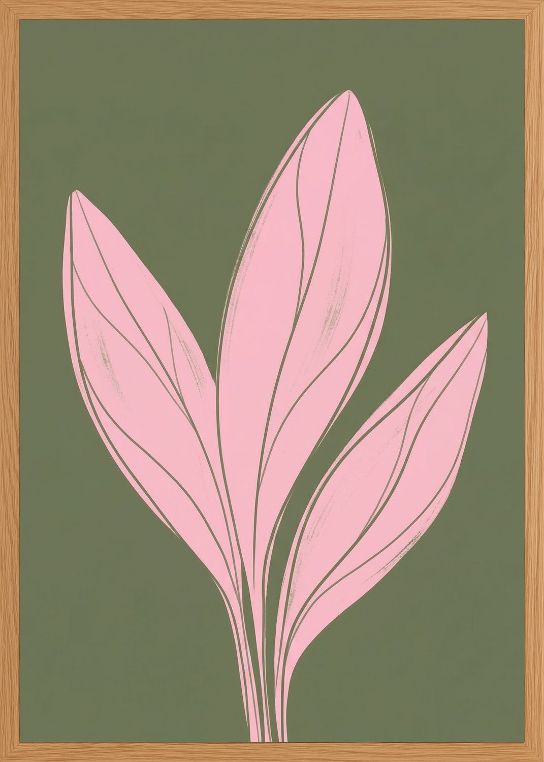 Poster in oak frame