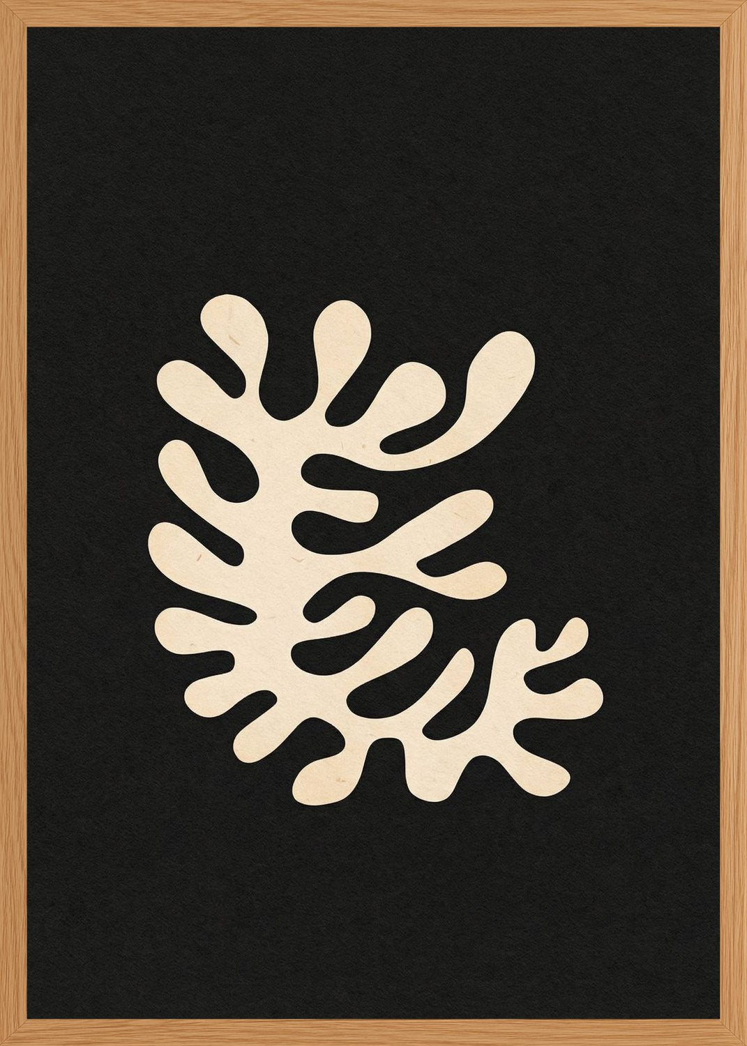 Poster in oak frame