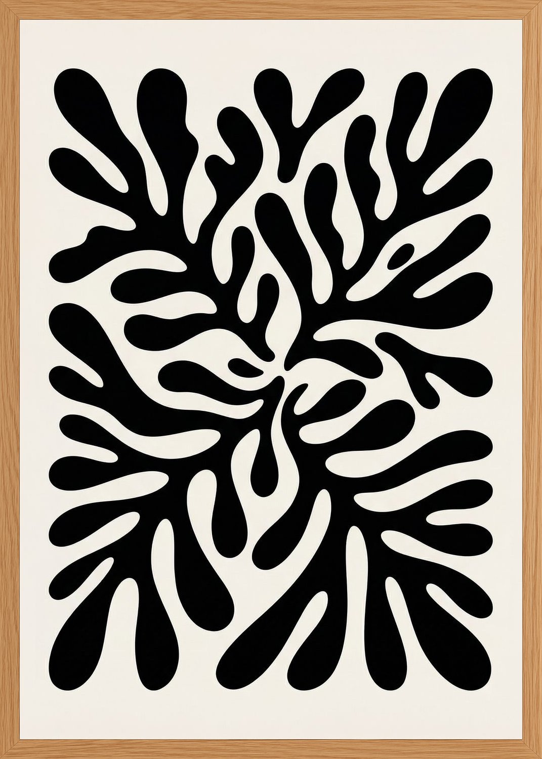 Poster in oak frame