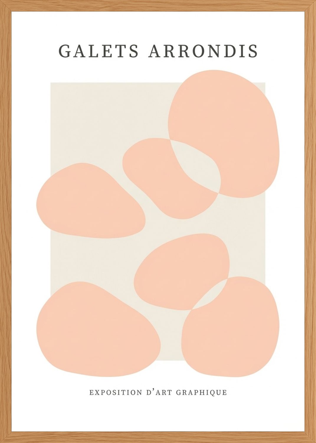 Poster in oak frame