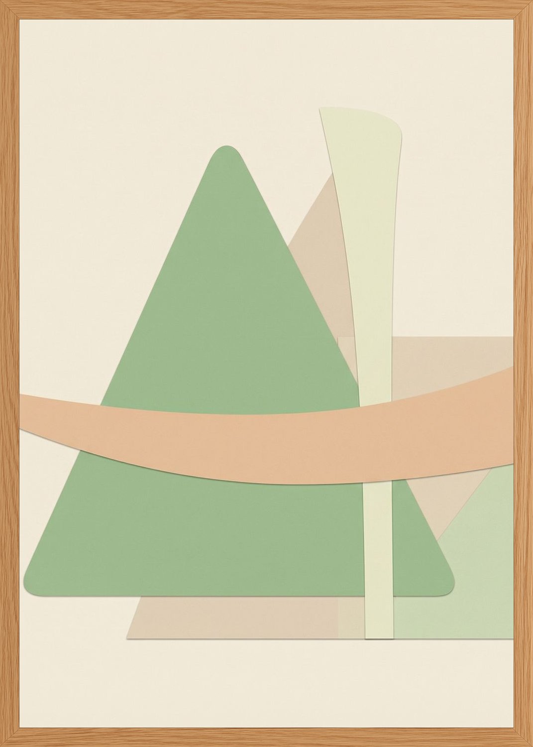 Poster in oak frame