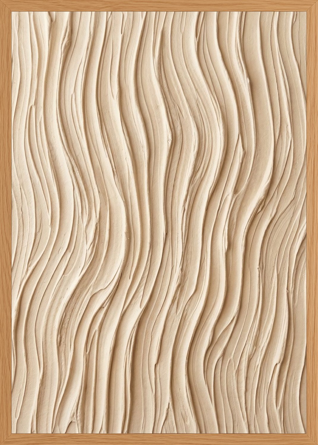 Poster in oak frame