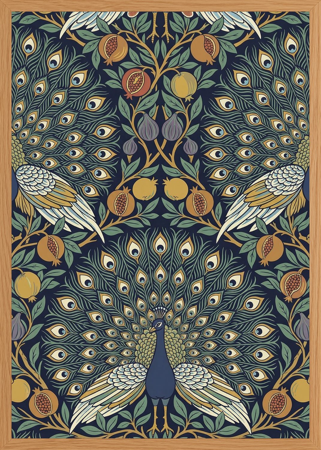 Poster in oak frame