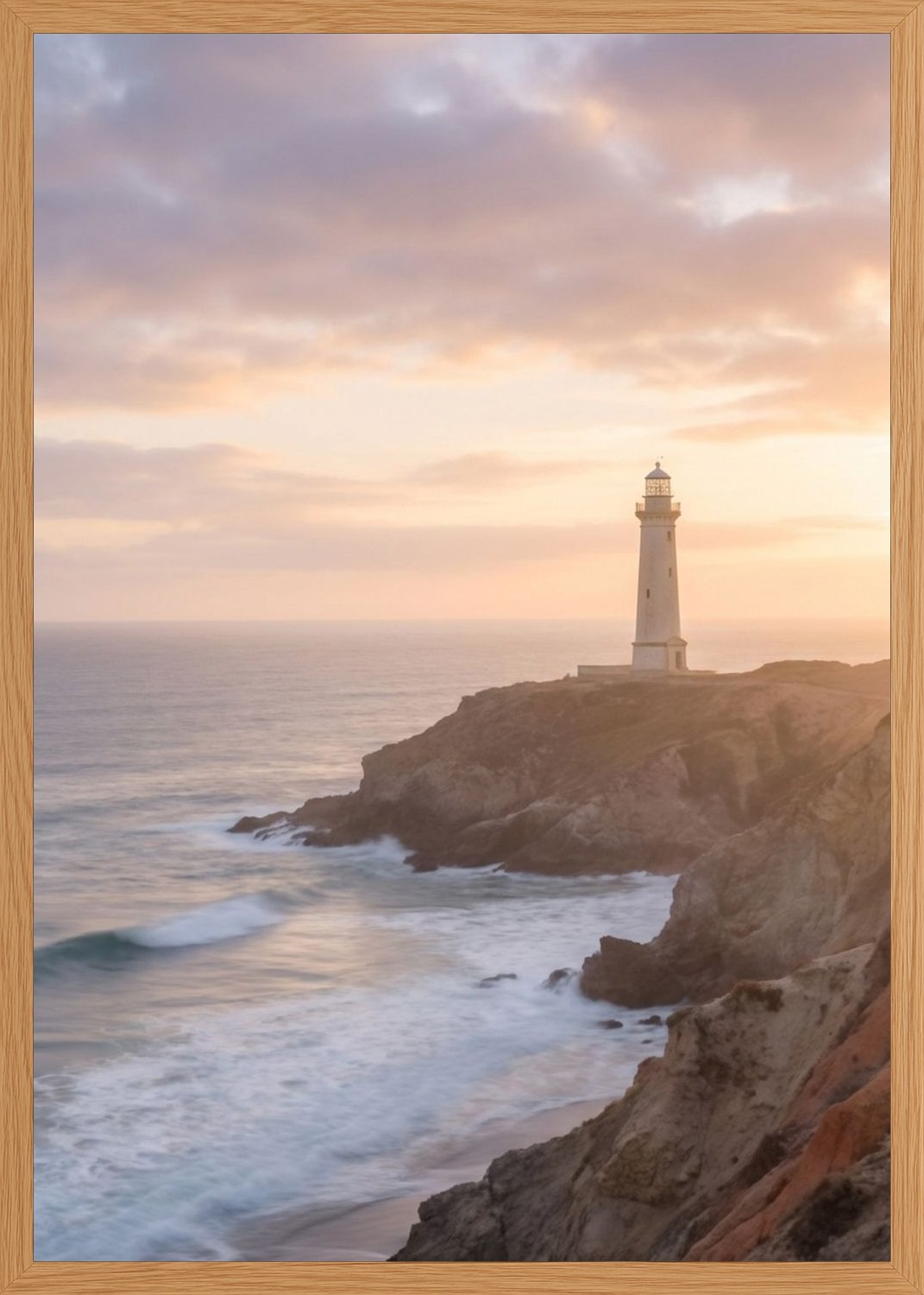 Poster in oak frame