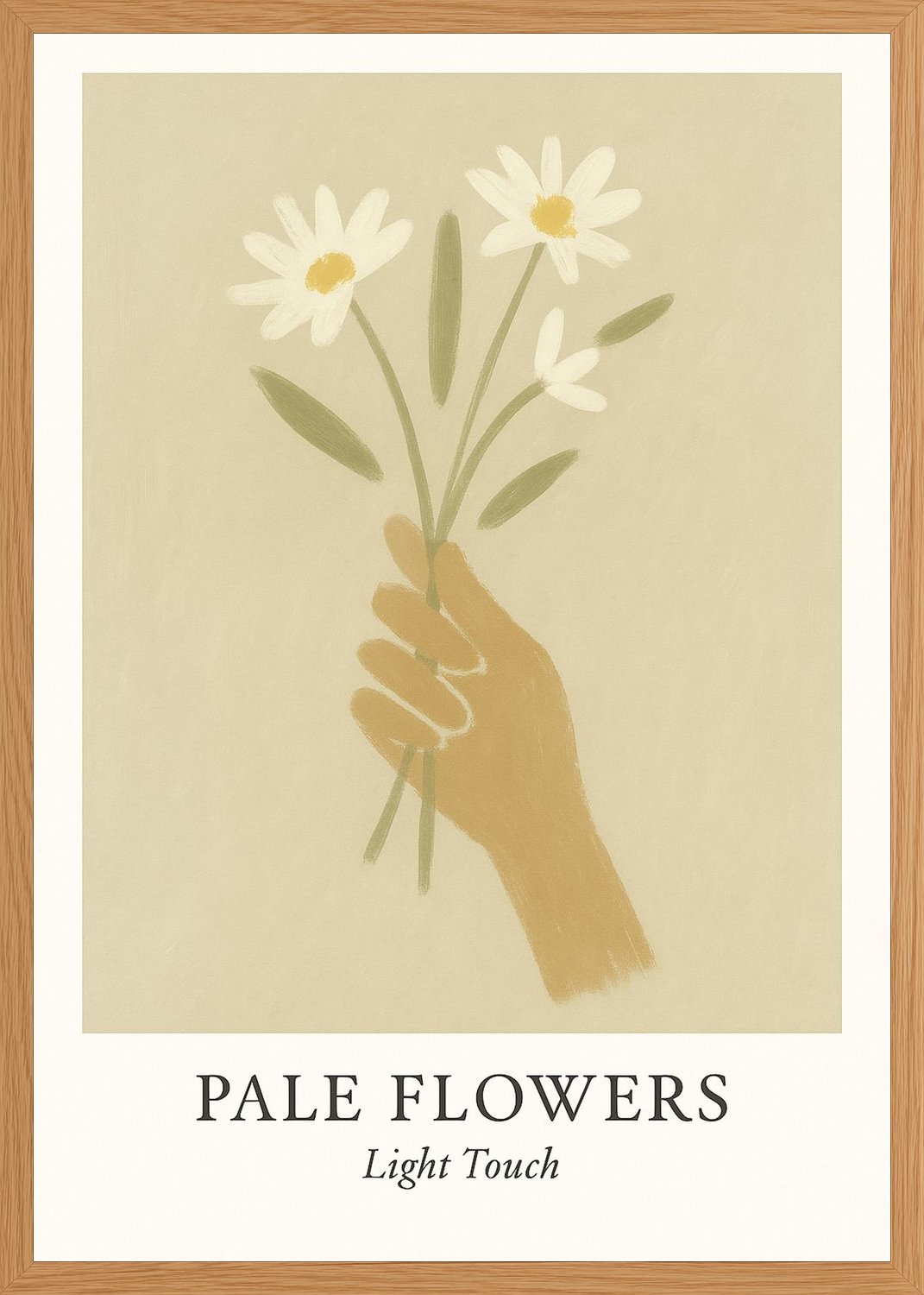 Poster in oak frame