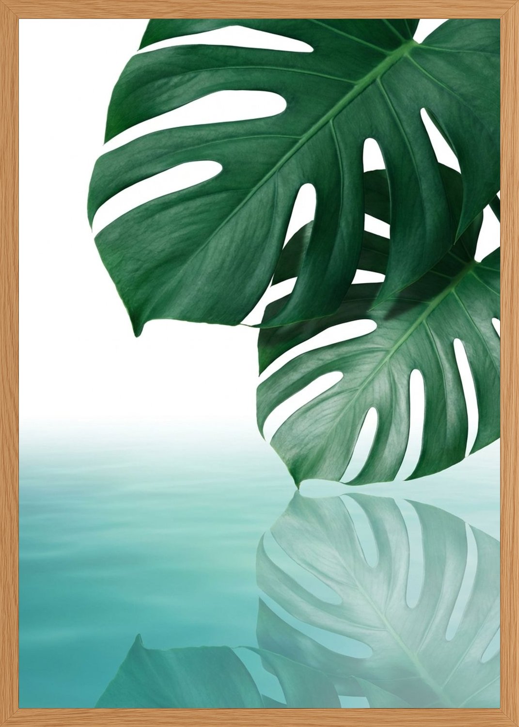 Poster in oak frame