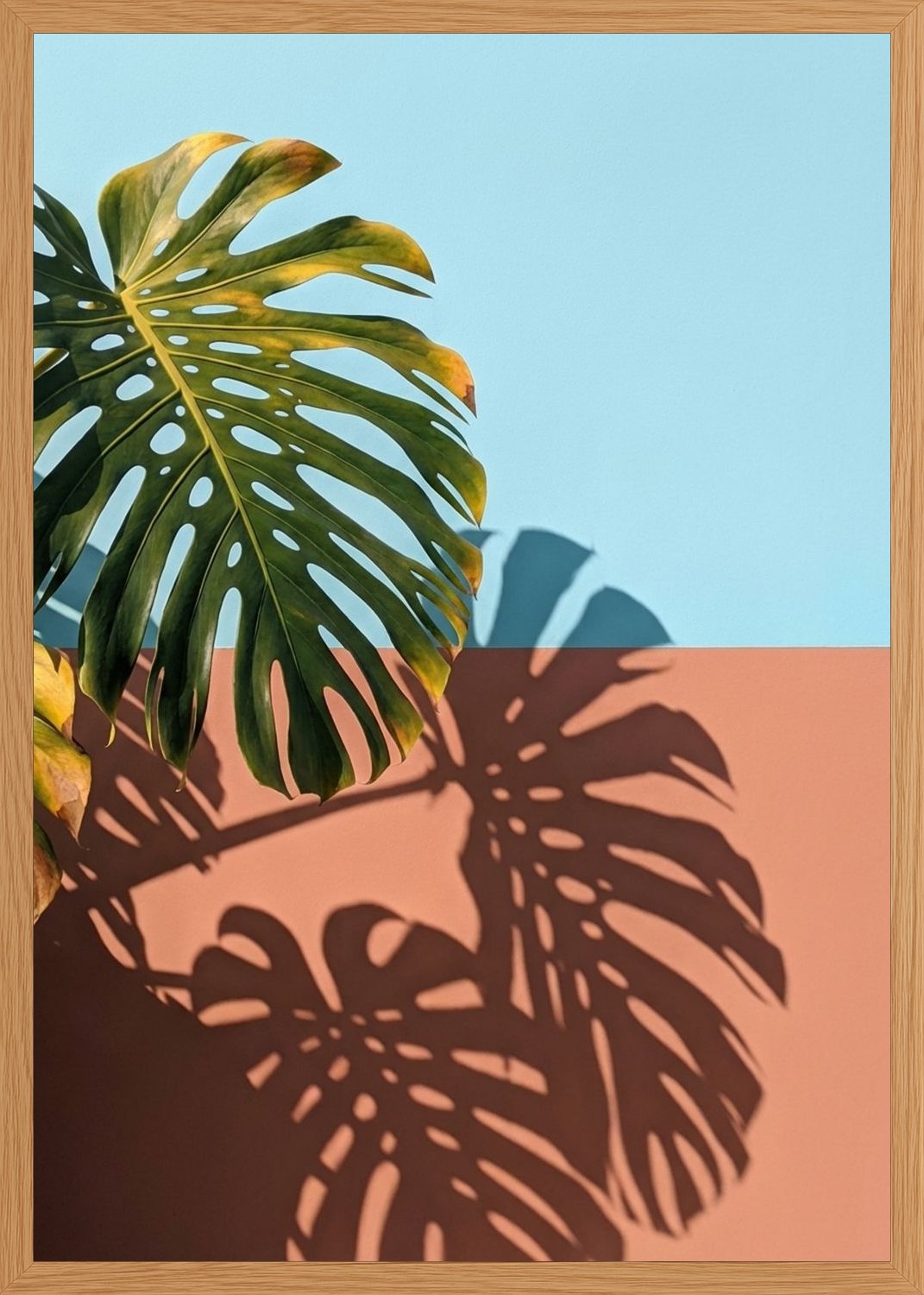 Poster in oak frame