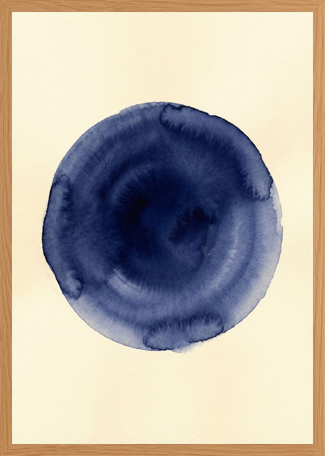 Poster in oak frame