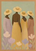 Poster in oak frame