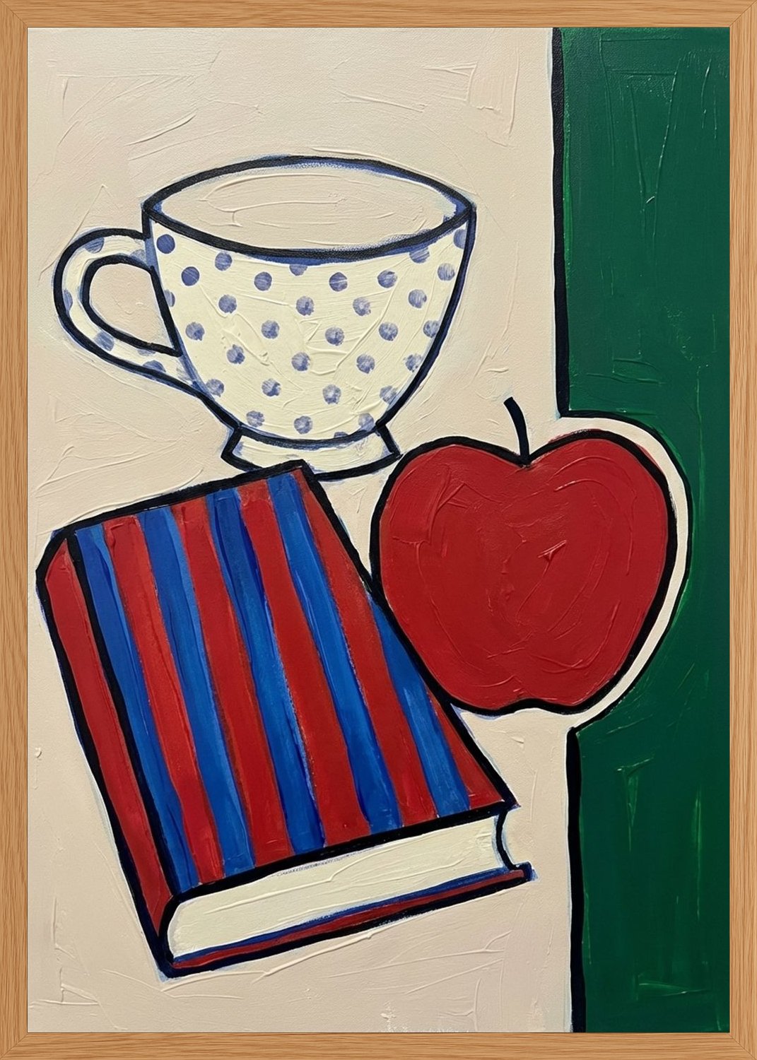 Poster in oak frame