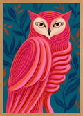 Poster in oak frame