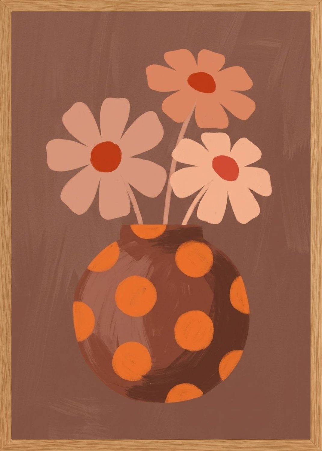 Poster in oak frame