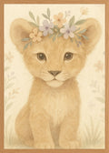 Poster in oak frame