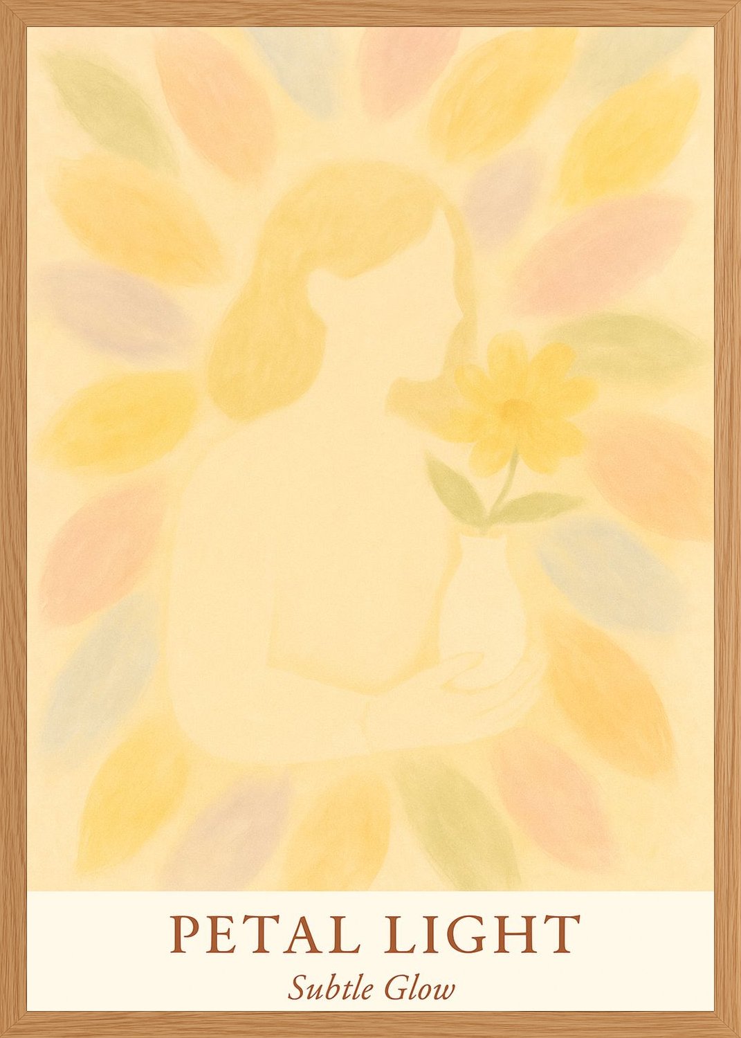 Poster in oak frame