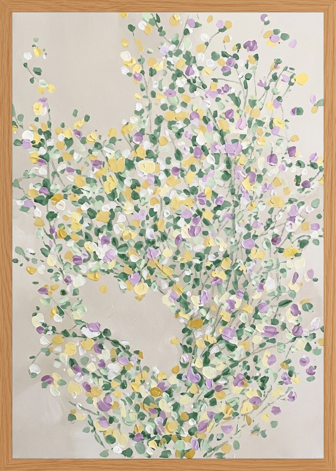 Poster in oak frame