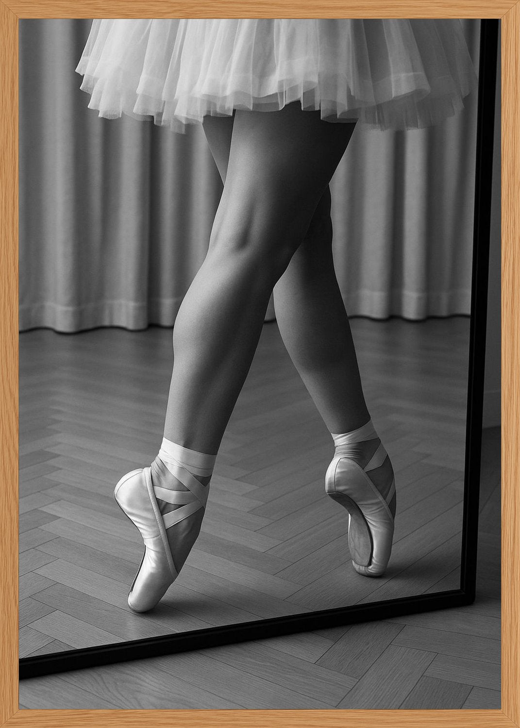 Poster in oak frame