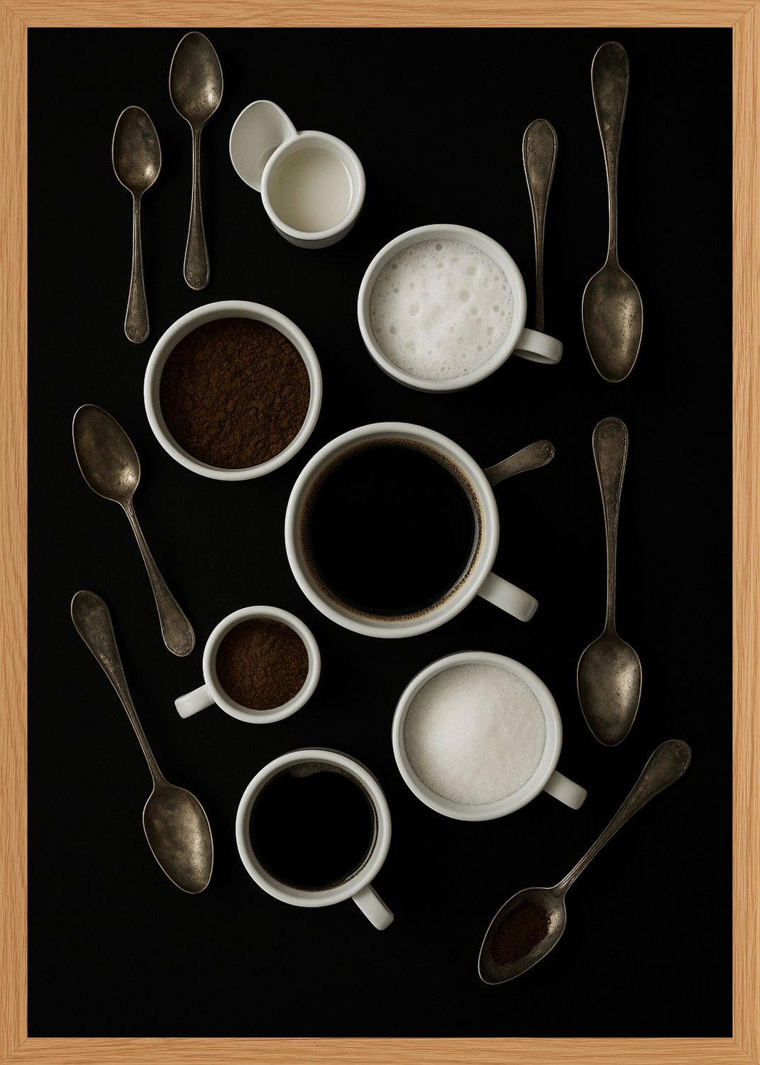Poster in oak frame