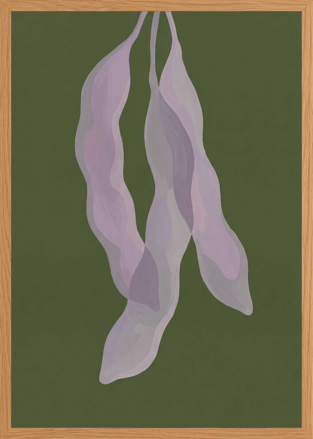 Poster in oak frame