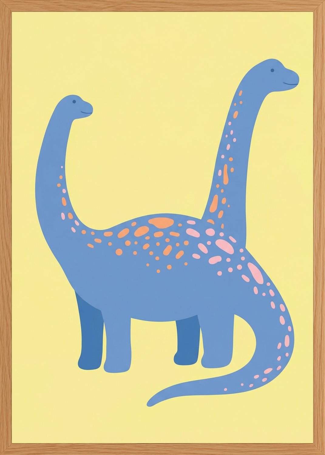 Poster in oak frame