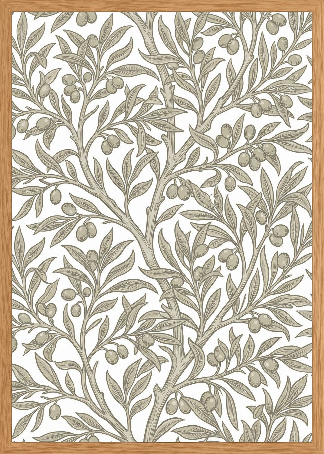 Poster in oak frame