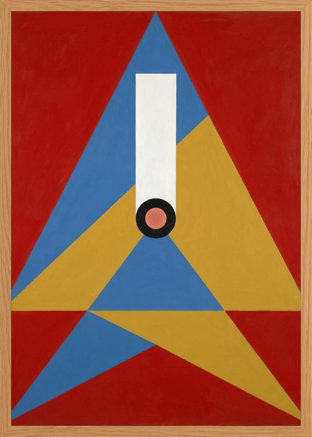 Poster in oak frame