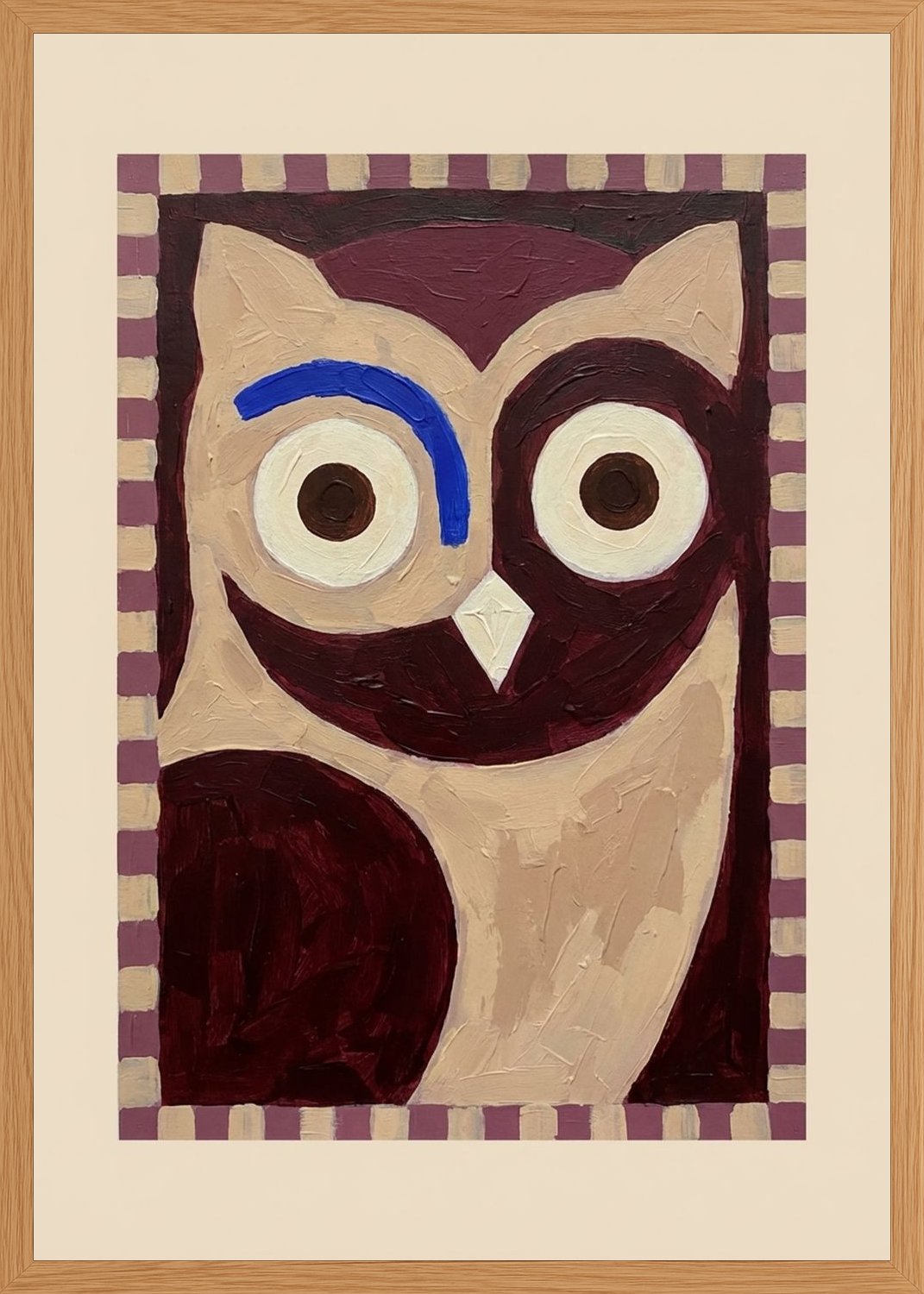 Poster in oak frame