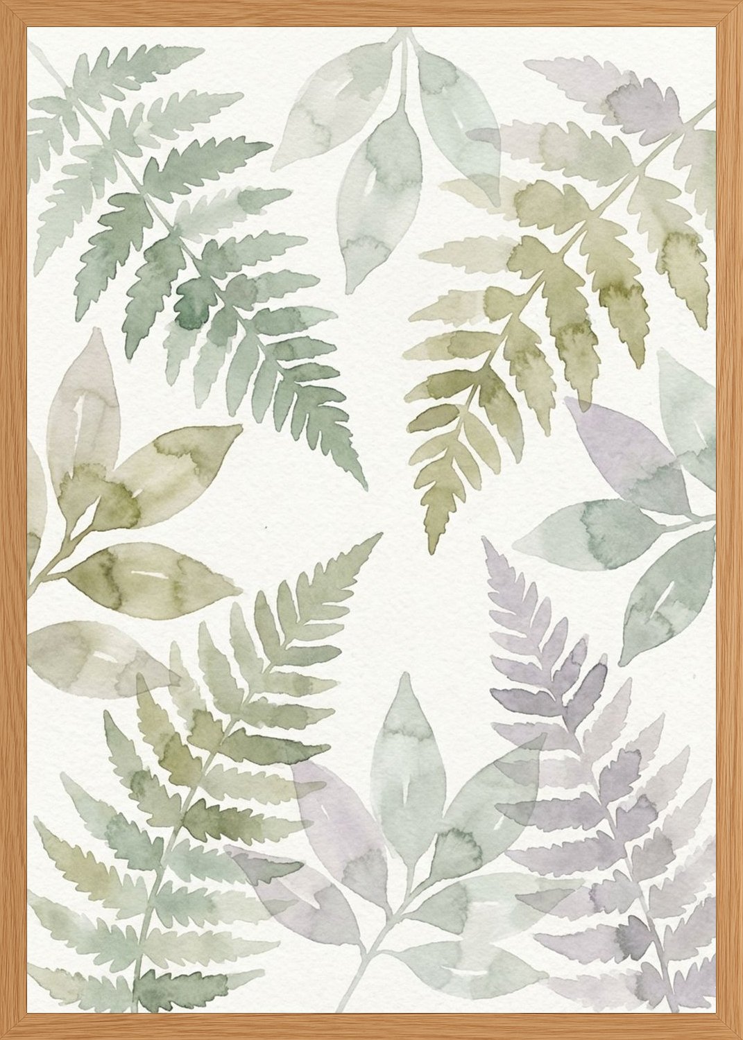 Poster in oak frame