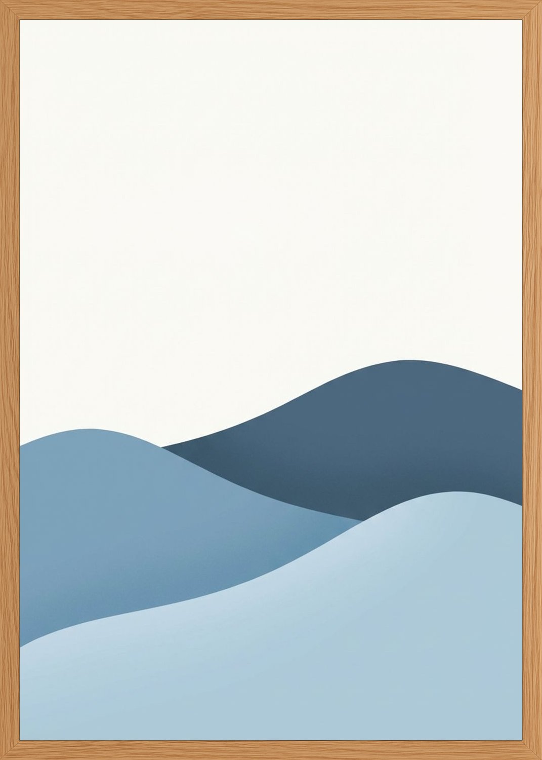 Poster in oak frame